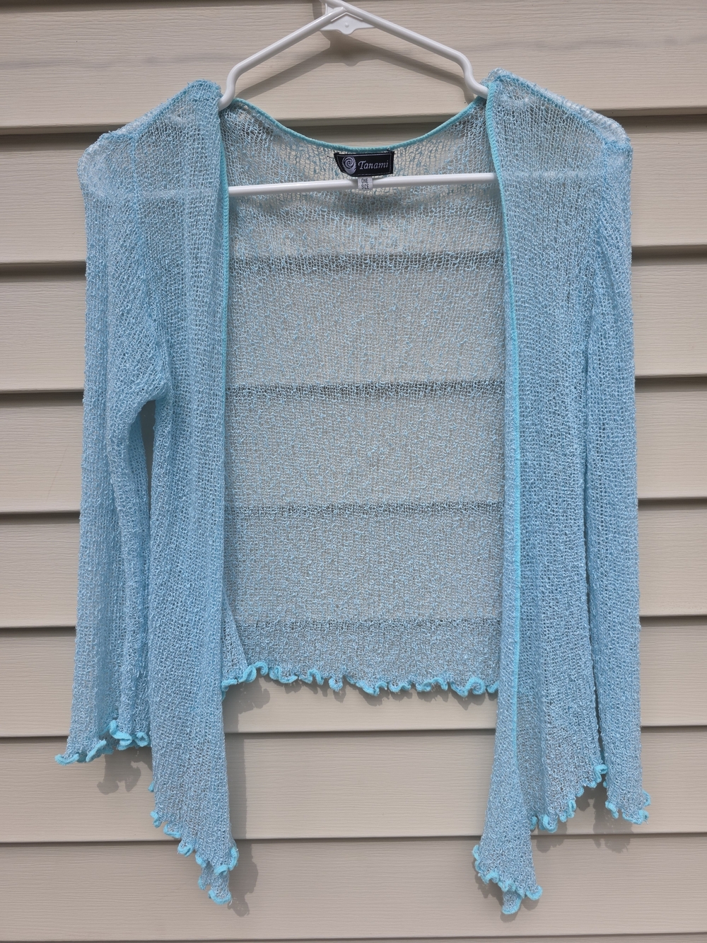 Light Blue Sheer Cardigan